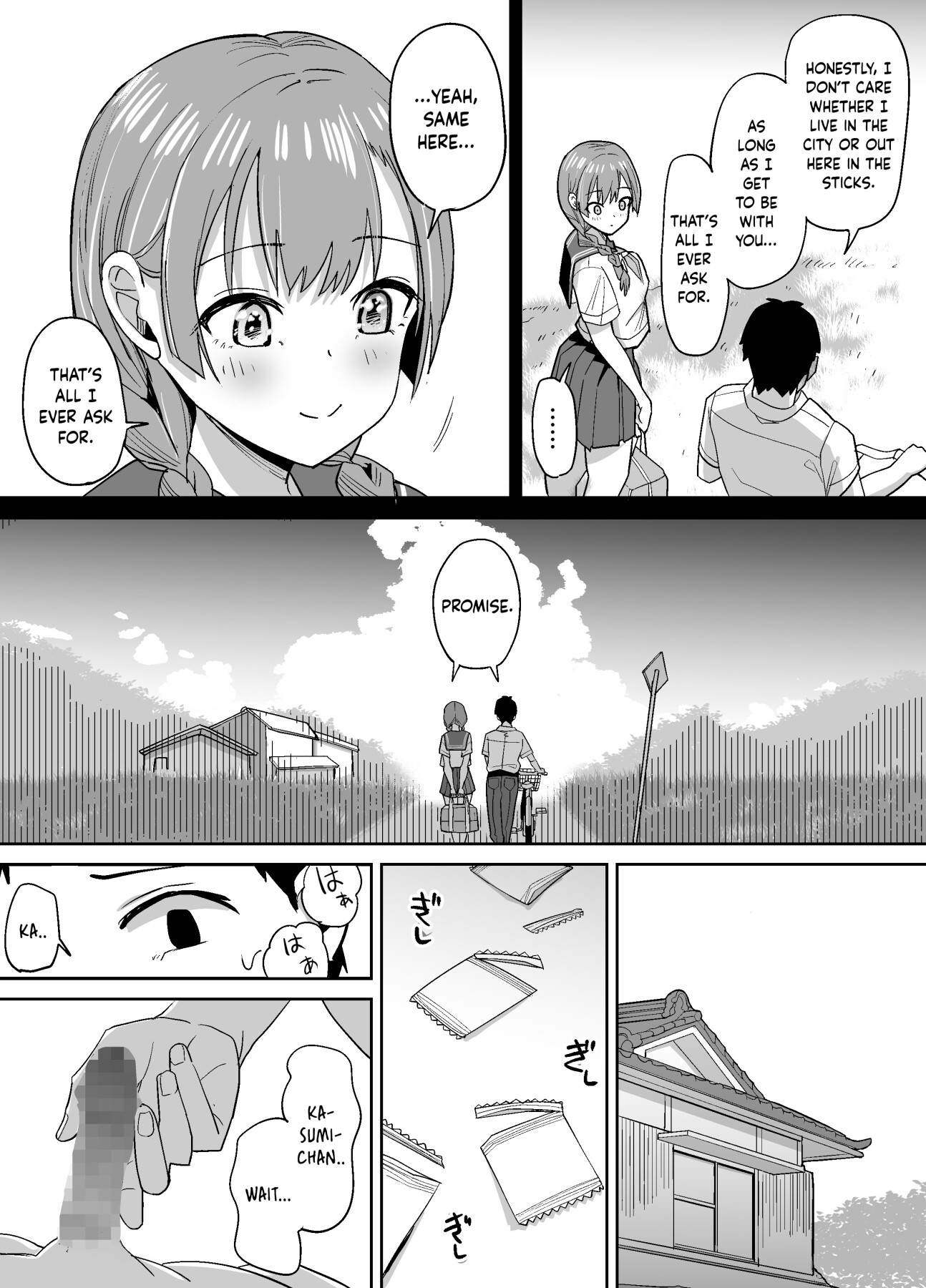 Hentai Manga Comic-In the countryside, a cute girlfriend is taken over by a delinquent senior.-Read-18